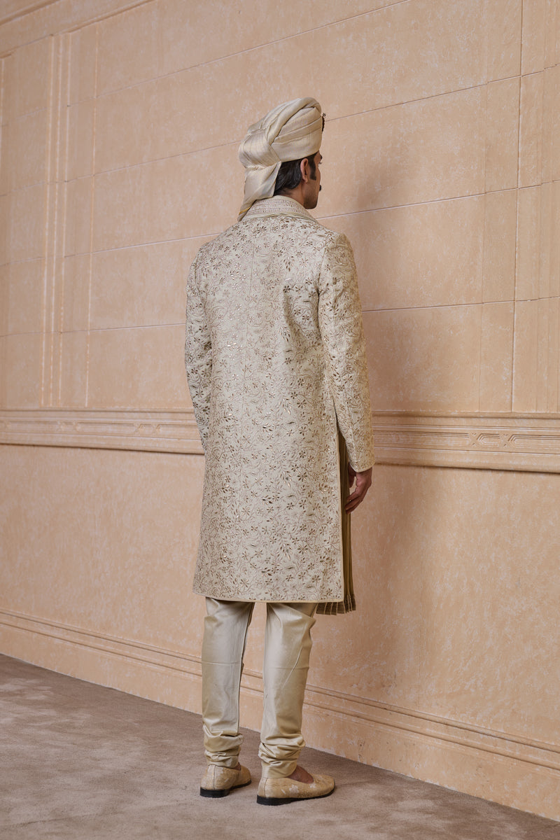 Classic Gold Sherwani