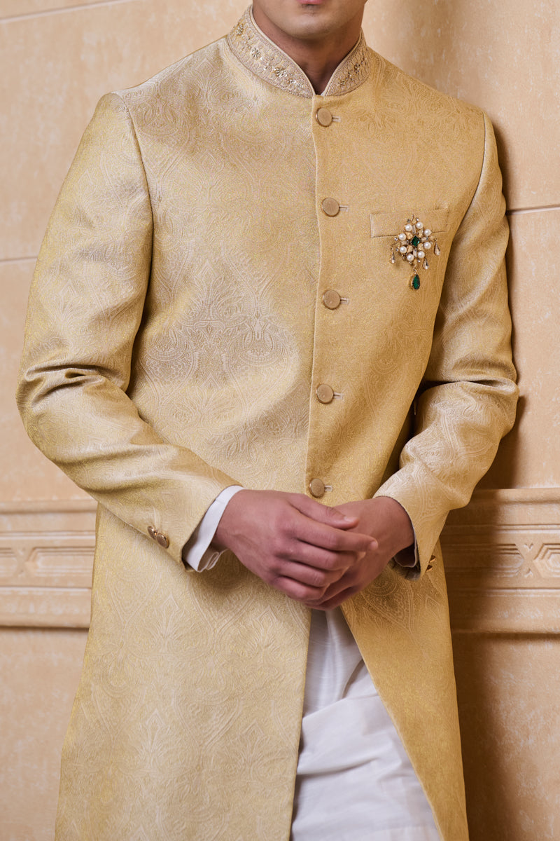 Gold Classic Sherwani