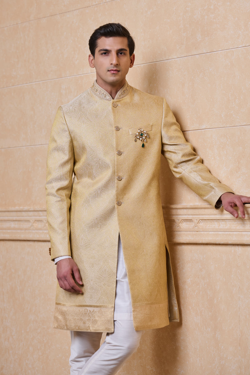 Gold Classic Sherwani