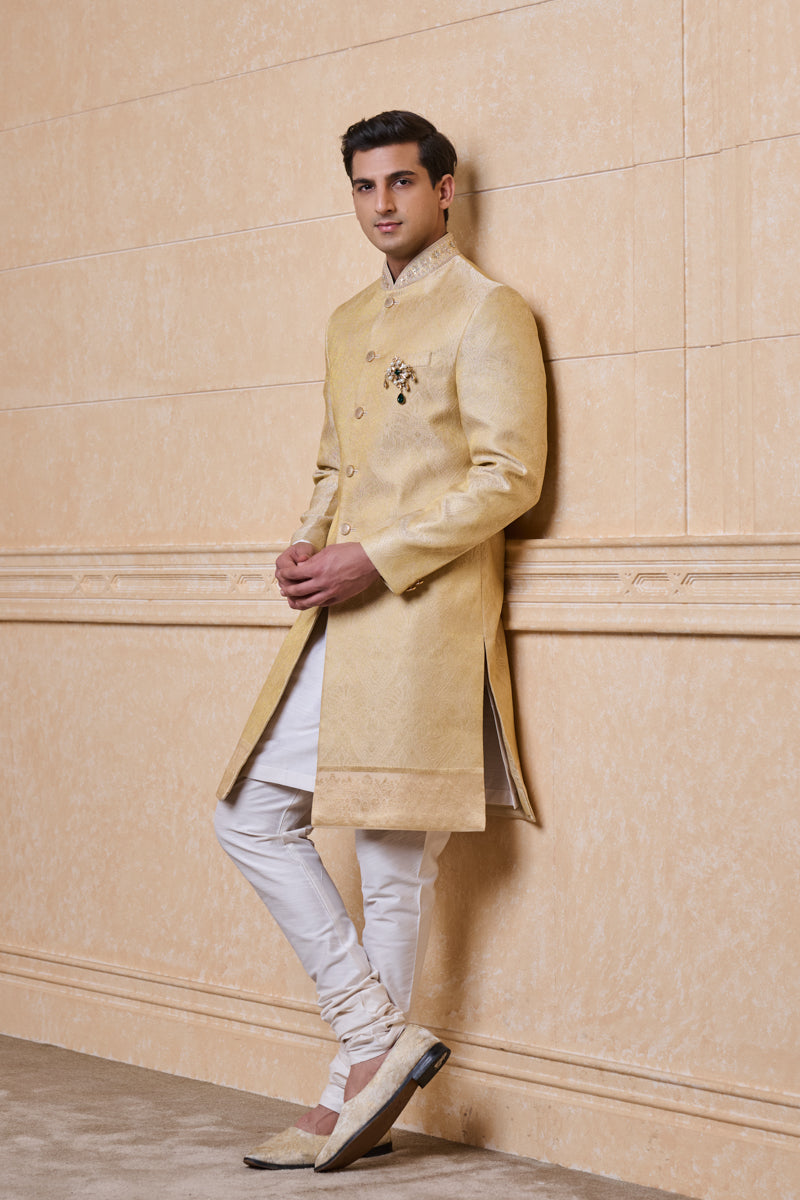 Gold Classic Sherwani