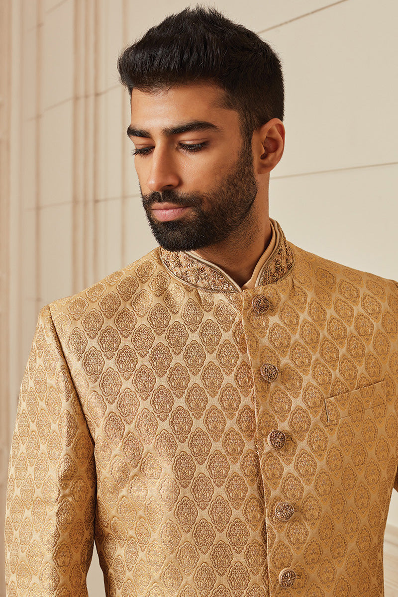 God Zari Brocade Sherwani